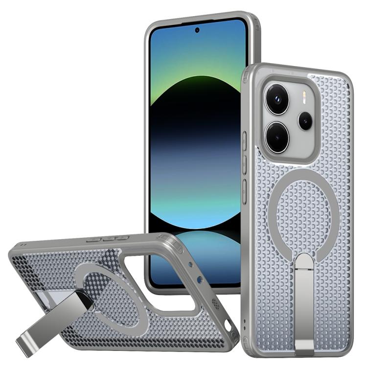 Honeycomb Cooling MagSafe Holder Phone Case, For Redmi Note 15 Pro+ 5G 163.3mm / Poco M8 Pro 5G, For Redmi Note 15 4G / 5G Global 164mm / Poco M8 5G, For Redmi K90 Pro Max / Poco F8 Ultra, For Redmi K90 / Poco F8 Pro 5G                                 ...