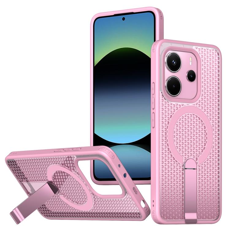 Honeycomb Cooling MagSafe Holder Phone Case, For Redmi Note 15 Pro+ 5G 163.3mm / Poco M8 Pro 5G, For Redmi Note 15 4G / 5G Global 164mm / Poco M8 5G, For Redmi K90 Pro Max / Poco F8 Ultra, For Redmi K90 / Poco F8 Pro 5G                                 ...