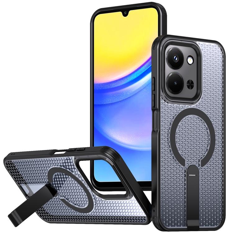 Honeycomb Cooling MagSafe Holder Phone Case, For Redmi Note 15 Pro+ 5G 163.3mm / Poco M8 Pro 5G, For Redmi Note 15 4G / 5G Global 164mm / Poco M8 5G, For Redmi K90 Pro Max / Poco F8 Ultra, For Redmi K90 / Poco F8 Pro 5G                                 ...