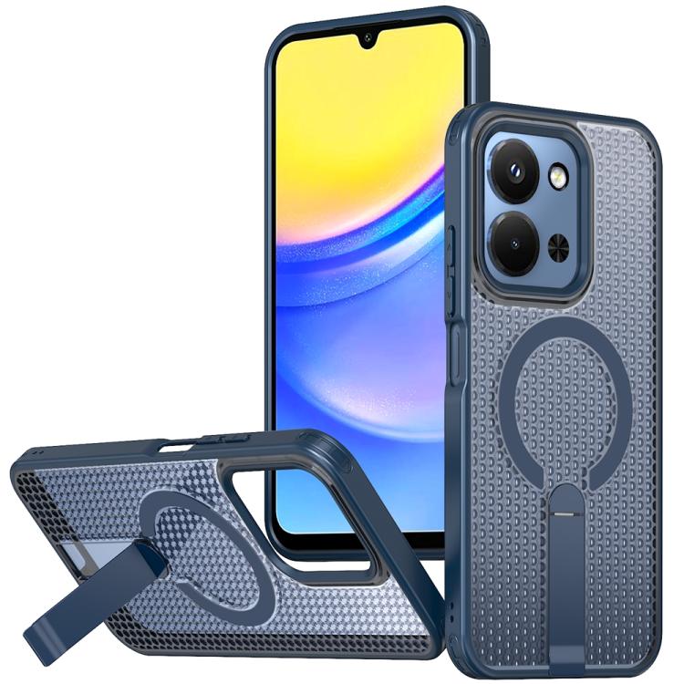 Honeycomb Cooling MagSafe Holder Phone Case, For Redmi Note 15 Pro+ 5G 163.3mm / Poco M8 Pro 5G, For Redmi Note 15 4G / 5G Global 164mm / Poco M8 5G, For Redmi K90 Pro Max / Poco F8 Ultra, For Redmi K90 / Poco F8 Pro 5G                                 ...