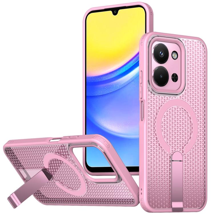 Honeycomb Cooling MagSafe Holder Phone Case, For Redmi Note 15 Pro+ 5G 163.3mm / Poco M8 Pro 5G, For Redmi Note 15 4G / 5G Global 164mm / Poco M8 5G, For Redmi K90 Pro Max / Poco F8 Ultra, For Redmi K90 / Poco F8 Pro 5G                                 ...