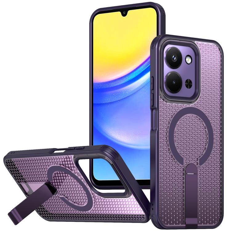 Honeycomb Cooling MagSafe Holder Phone Case, For Redmi Note 15 Pro+ 5G 163.3mm / Poco M8 Pro 5G, For Redmi Note 15 4G / 5G Global 164mm / Poco M8 5G, For Redmi K90 Pro Max / Poco F8 Ultra, For Redmi K90 / Poco F8 Pro 5G                                 ...
