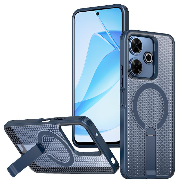 Honeycomb Cooling MagSafe Holder Phone Case, For Redmi Note 15 Pro+ 5G 163.3mm / Poco M8 Pro 5G, For Redmi Note 15 4G / 5G Global 164mm / Poco M8 5G, For Redmi K90 Pro Max / Poco F8 Ultra, For Redmi K90 / Poco F8 Pro 5G                                 ...