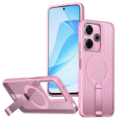 Honeycomb Cooling MagSafe Holder Phone Case, For Redmi Note 15 Pro+ 5G 163.3mm / Poco M8 Pro 5G, For Redmi Note 15 4G / 5G Global 164mm / Poco M8 5G, For Redmi K90 Pro Max / Poco F8 Ultra, For Redmi K90 / Poco F8 Pro 5G                                 ...