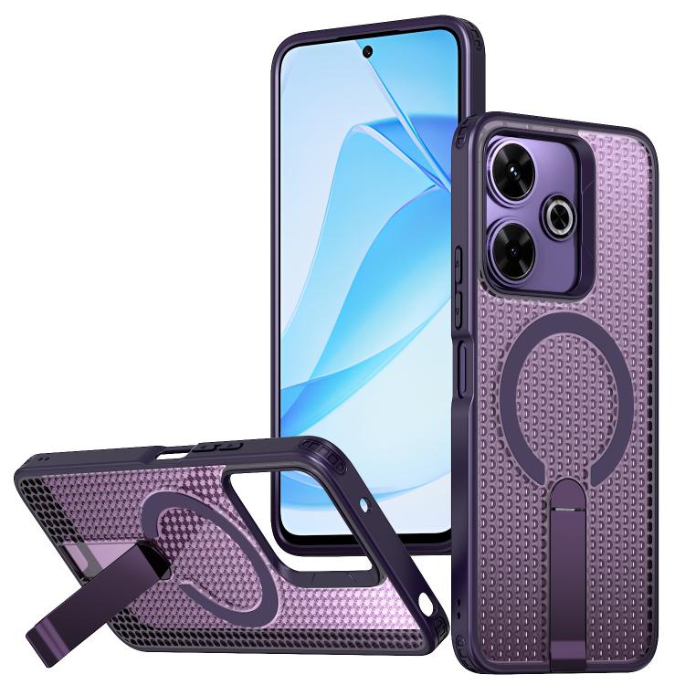 Honeycomb Cooling MagSafe Holder Phone Case, For Redmi Note 15 Pro+ 5G 163.3mm / Poco M8 Pro 5G, For Redmi Note 15 4G / 5G Global 164mm / Poco M8 5G, For Redmi K90 Pro Max / Poco F8 Ultra, For Redmi K90 / Poco F8 Pro 5G                                 ...