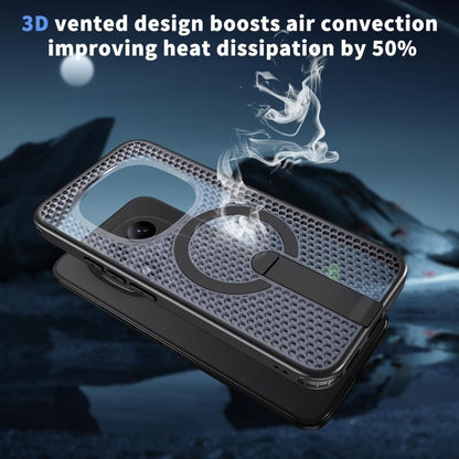 Honeycomb Cooling MagSafe Holder Phone Case, For Redmi Note 15 Pro+ 5G 163.3mm / Poco M8 Pro 5G, For Redmi Note 15 4G / 5G Global 164mm / Poco M8 5G, For Redmi K90 Pro Max / Poco F8 Ultra, For Redmi K90 / Poco F8 Pro 5G                                 ...
