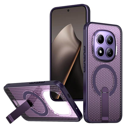 Honeycomb Cooling MagSafe Holder Phone Case, For Redmi A7 Pro 4G / 5G 171mm / Poco C85x, For Redmi Note 15 Pro+ 5G 163.3mm, For Redmi Note 15 4G / 5G Global 164mm, For Redmi K90 Pro Max / Poco F8 Ultra, For Redmi K90 / Poco F8 Pro 5G                   ...