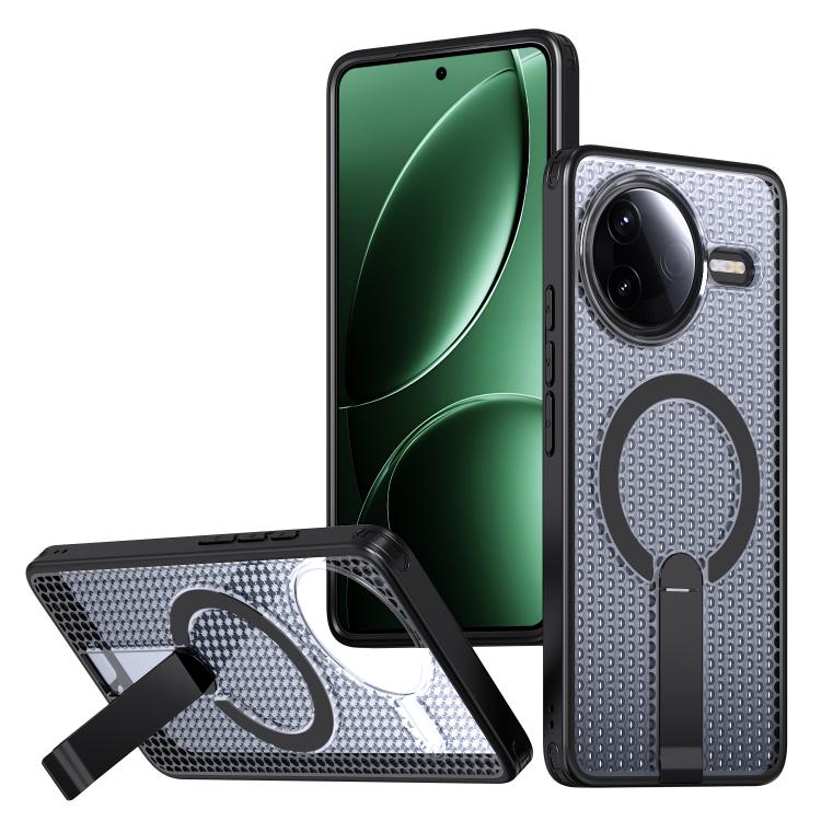 Honeycomb Cooling MagSafe Holder Phone Case, For Redmi Note 15 Pro+ 5G 163.3mm / Poco M8 Pro 5G, For Redmi Note 15 4G / 5G Global 164mm / Poco M8 5G, For Redmi K90 Pro Max / Poco F8 Ultra, For Redmi K90 / Poco F8 Pro 5G                                 ...