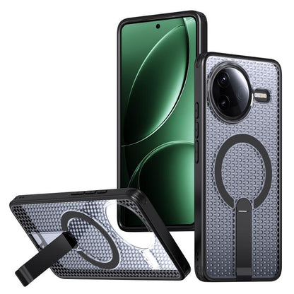 Honeycomb Cooling MagSafe Holder Phone Case, For Redmi Note 15 Pro+ 5G 163.3mm / Poco M8 Pro 5G, For Redmi Note 15 4G / 5G Global 164mm / Poco M8 5G, For Redmi K90 Pro Max / Poco F8 Ultra, For Redmi K90 / Poco F8 Pro 5G                                 ...