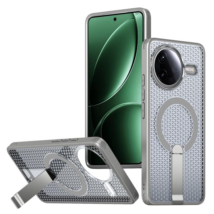 Honeycomb Cooling MagSafe Holder Phone Case, For Redmi Note 15 Pro+ 5G 163.3mm / Poco M8 Pro 5G, For Redmi Note 15 4G / 5G Global 164mm / Poco M8 5G, For Redmi K90 Pro Max / Poco F8 Ultra, For Redmi K90 / Poco F8 Pro 5G                                 ...