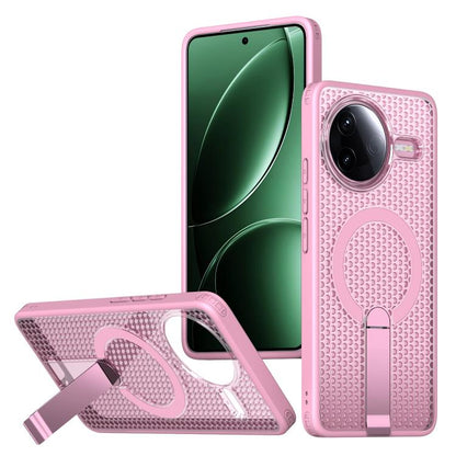 Honeycomb Cooling MagSafe Holder Phone Case, For Redmi Note 15 Pro+ 5G 163.3mm / Poco M8 Pro 5G, For Redmi Note 15 4G / 5G Global 164mm / Poco M8 5G, For Redmi K90 Pro Max / Poco F8 Ultra, For Redmi K90 / Poco F8 Pro 5G                                 ...