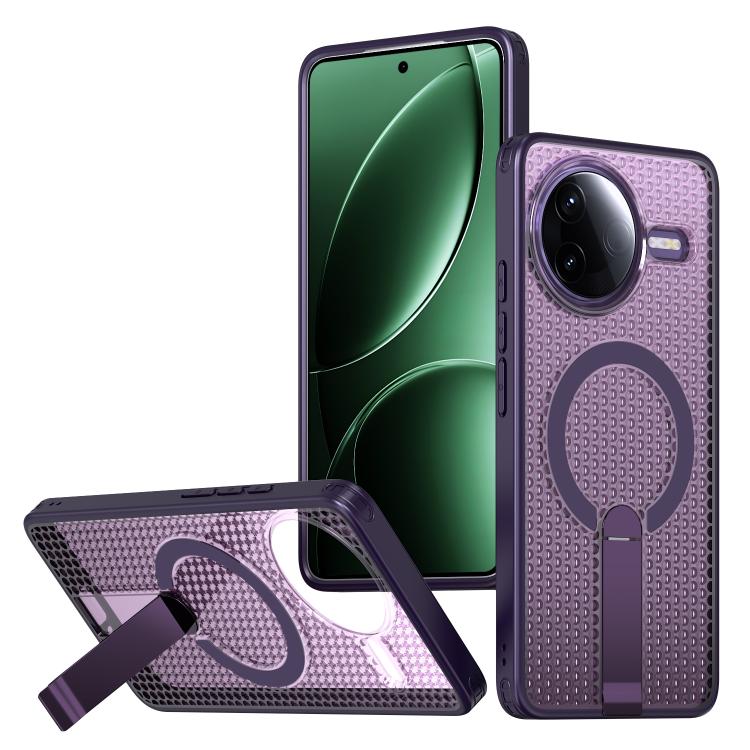 Honeycomb Cooling MagSafe Holder Phone Case, For Redmi Note 15 Pro+ 5G 163.3mm / Poco M8 Pro 5G, For Redmi Note 15 4G / 5G Global 164mm / Poco M8 5G, For Redmi K90 Pro Max / Poco F8 Ultra, For Redmi K90 / Poco F8 Pro 5G                                 ...