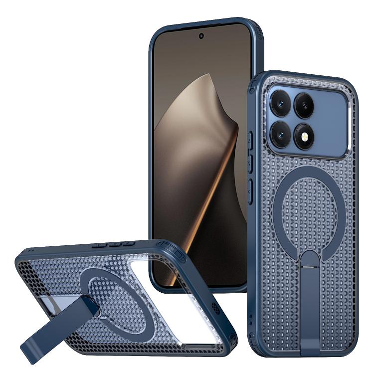Honeycomb Cooling MagSafe Holder Phone Case, For Redmi Note 15 Pro+ 5G 163.3mm / Poco M8 Pro 5G, For Redmi Note 15 4G / 5G Global 164mm / Poco M8 5G, For Redmi K90 Pro Max / Poco F8 Ultra, For Redmi K90 / Poco F8 Pro 5G                                 ...