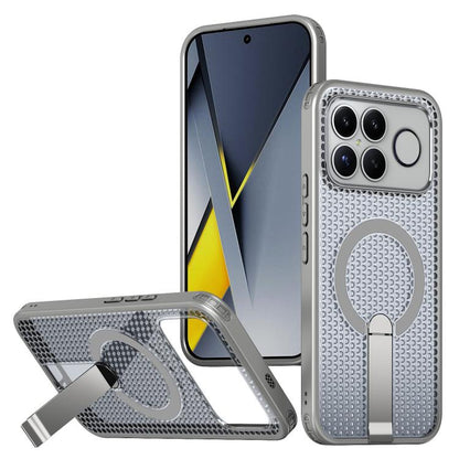 Honeycomb Cooling MagSafe Holder Phone Case, For Redmi Note 15 Pro+ 5G 163.3mm / Poco M8 Pro 5G, For Redmi Note 15 4G / 5G Global 164mm / Poco M8 5G, For Redmi K90 Pro Max / Poco F8 Ultra, For Redmi K90 / Poco F8 Pro 5G                                 ...