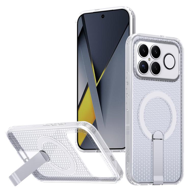 Honeycomb Cooling MagSafe Holder Phone Case, For Redmi Note 15 Pro+ 5G 163.3mm / Poco M8 Pro 5G, For Redmi Note 15 4G / 5G Global 164mm / Poco M8 5G, For Redmi K90 Pro Max / Poco F8 Ultra, For Redmi K90 / Poco F8 Pro 5G                                 ...