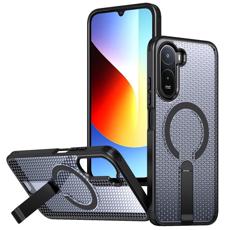 Honeycomb Cooling MagSafe Holder Phone Case, For Redmi A7 Pro 4G / 5G 171mm / Poco C85x, For Redmi Note 15 Pro+ 5G 163.3mm, For Redmi Note 15 4G / 5G Global 164mm, For Redmi K90 Pro Max / Poco F8 Ultra, For Redmi K90 / Poco F8 Pro 5G                   ...