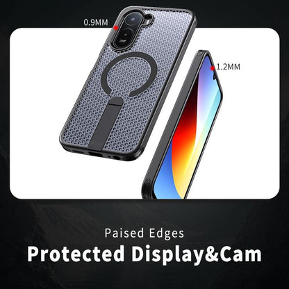 Honeycomb Cooling MagSafe Holder Phone Case, For Redmi A7 Pro 4G / 5G 171mm / Poco C85x, For Redmi Note 15 Pro+ 5G 163.3mm, For Redmi Note 15 4G / 5G Global 164mm, For Redmi K90 Pro Max / Poco F8 Ultra, For Redmi K90 / Poco F8 Pro 5G                   ...