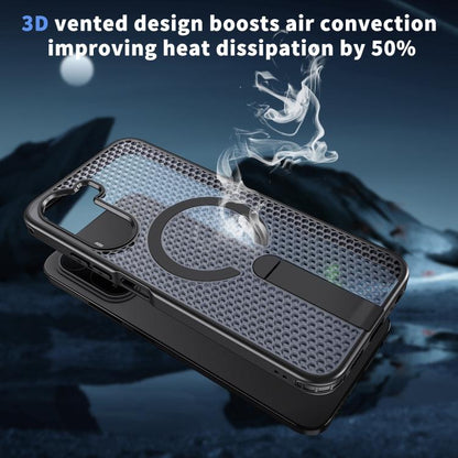 Honeycomb Cooling MagSafe Holder Phone Case, For Redmi A7 Pro 4G / 5G 171mm / Poco C85x, For Redmi Note 15 Pro+ 5G 163.3mm, For Redmi Note 15 4G / 5G Global 164mm, For Redmi K90 Pro Max / Poco F8 Ultra, For Redmi K90 / Poco F8 Pro 5G                   ...