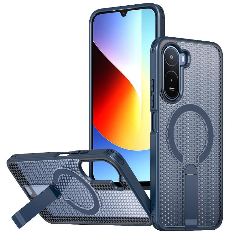 Honeycomb Cooling MagSafe Holder Phone Case, For Redmi A7 Pro 4G / 5G 171mm / Poco C85x, For Redmi Note 15 Pro+ 5G 163.3mm, For Redmi Note 15 4G / 5G Global 164mm, For Redmi K90 Pro Max / Poco F8 Ultra, For Redmi K90 / Poco F8 Pro 5G                   ...