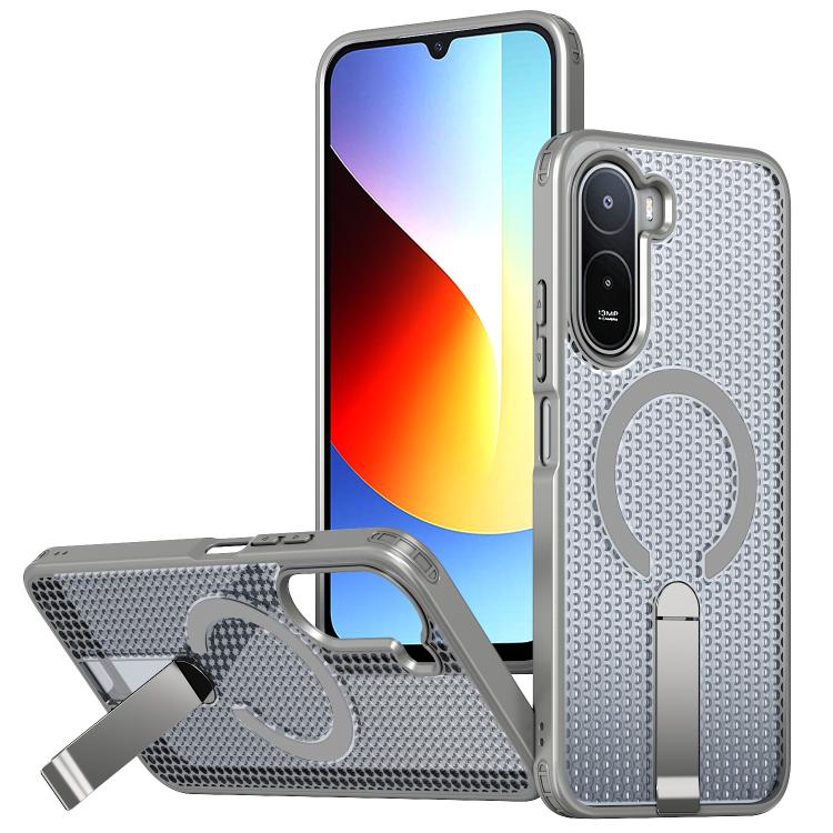 Honeycomb Cooling MagSafe Holder Phone Case, For Redmi A7 Pro 4G / 5G 171mm / Poco C85x, For Redmi Note 15 Pro+ 5G 163.3mm, For Redmi Note 15 4G / 5G Global 164mm, For Redmi K90 Pro Max / Poco F8 Ultra, For Redmi K90 / Poco F8 Pro 5G                   ...