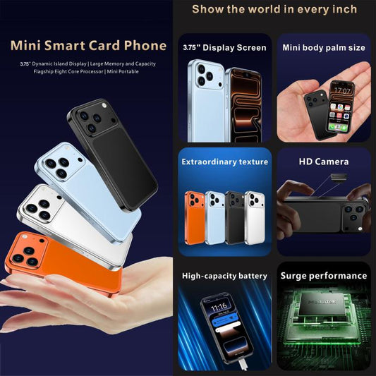 Melrose S17 Pro Mini, 4GB+64GB, 3.75 inch Android 12.0 MTK6765 Octa Core, Network: 4G, Dual SIM, Support Google Play