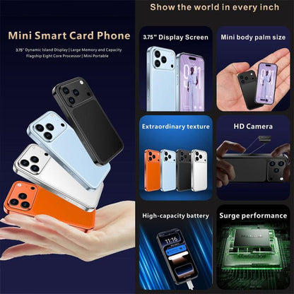 Melrose S17 Pro Mini, 4 Go+64 Go, 3,75 pouces Android 12.0 MTK6765 Octa Core, Réseau : 4G, Double SIM, Prise en charge de Google Play