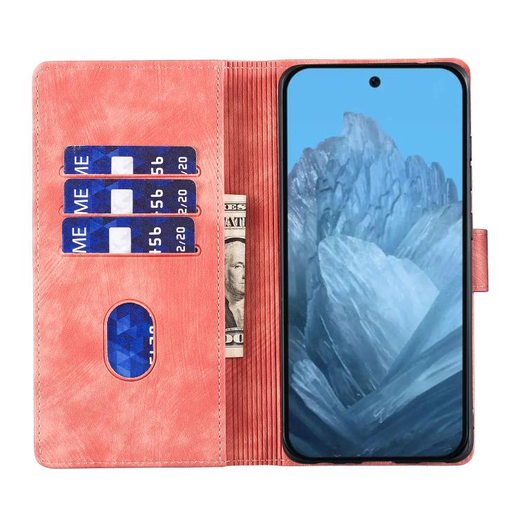 Pen Heart Cat Embossed Leather Phone Case, For Google Pixel 11 Pro XL, For Google Pixel 11 / 11 Pro, For Google Pixel 10a, For Google Pixel 9 Pro XL / 10 Pro XL, For Google Pixel 9 / 10 Pro