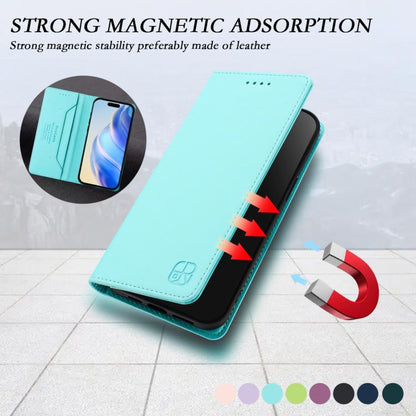 RC01 Dual-Folded Magnetic Suction RFID Leather Phone Case, For Tecno Spark Go 5G 2025 / Hot 60i 5G