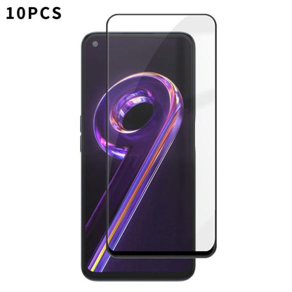 10pcs Kalebol High-Aluminum Screen-Printed Full-Coverage Anti-Fingerprint Black-Bordered HD Tempered Glass Film, For Realme P4R 5G, For Realme C100 5G, For Realme C100 4G, For Realme Narzo 100 Lite 5G, For Realme Neo8 5G, For Realme 16 5G              ...