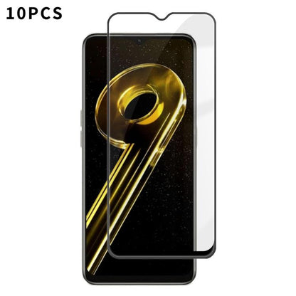 10pcs Kalebol High-Aluminum Screen-Printed Full-Coverage Anti-Fingerprint Black-Bordered HD Tempered Glass Film, For Realme P4R 5G, For Realme C100 5G, For Realme C100 4G, For Realme Narzo 100 Lite 5G, For Realme Neo8 5G, For Realme 16 5G              ...