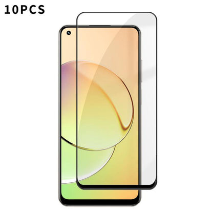 10pcs Kalebol High-Aluminum Screen-Printed Full-Coverage Anti-Fingerprint Black-Bordered HD Tempered Glass Film, For Realme P4R 5G, For Realme C100 5G, For Realme C100 4G, For Realme Narzo 100 Lite 5G, For Realme Neo8 5G, For Realme 16 5G              ...