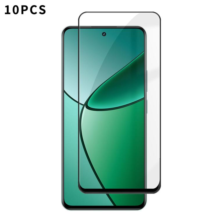 10pcs Kalebol High-Aluminum Screen-Printed Full-Coverage Anti-Fingerprint Black-Bordered HD Tempered Glass Film, For Realme P4R 5G, For Realme C100 5G, For Realme C100 4G, For Realme Narzo 100 Lite 5G, For Realme Neo8 5G, For Realme 16 5G              ...