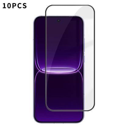 10pcs Kalebol High-Aluminum Screen-Printed Full-Coverage Anti-Fingerprint Black-Bordered HD Tempered Glass Film, For Realme P4R 5G, For Realme C100 5G, For Realme C100 4G, For Realme Narzo 100 Lite 5G, For Realme Neo8 5G, For Realme 16 5G              ...