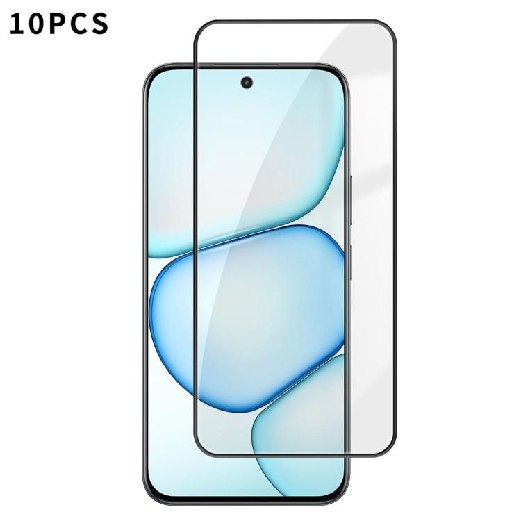 10pcs Kalebol High-Aluminum Screen-Printed Full-Coverage Anti-Fingerprint Black-Bordered HD Tempered Glass Film, For Realme P4R 5G, For Realme C100 5G, For Realme C100 4G, For Realme Narzo 100 Lite 5G, For Realme Neo8 5G, For Realme 16 5G              ...