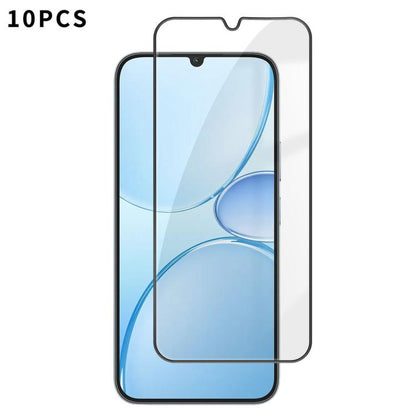 10pcs Kalebol High-Aluminum Screen-Printed Full-Coverage Anti-Fingerprint Black-Bordered HD Tempered Glass Film, For Realme P4R 5G, For Realme C100 5G, For Realme C100 4G, For Realme Narzo 100 Lite 5G, For Realme Neo8 5G, For Realme 16 5G              ...