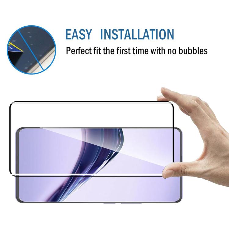 10pcs Kalebol High-Aluminum Screen-Printed Full-Coverage Anti-Fingerprint Black-Bordered HD Tempered Glass Film, For Realme P4R 5G, For Realme C100 5G, For Realme C100 4G, For Realme Narzo 100 Lite 5G, For Realme Neo8 5G, For Realme 16 5G              ...