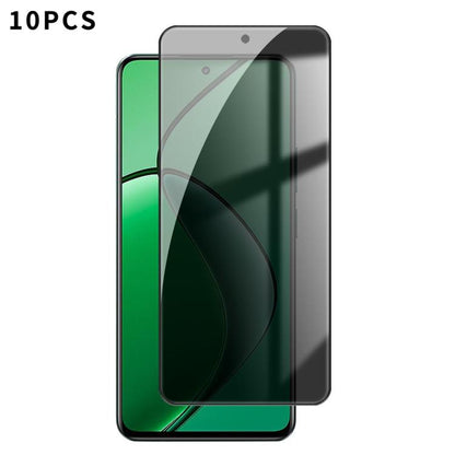 10pcs Kalebol High-Aluminum Screen-Printed Full-Coverage Black-Border Privacy Tempered Glass Film, For Realme P4R 5G, For Realme C100 5G, For Realme C100 4G, For Realme Narzo 100 Lite 5G, For Realme Neo8 5G, For Realme 16 5G, For Realme 16 Pro 5G      ...