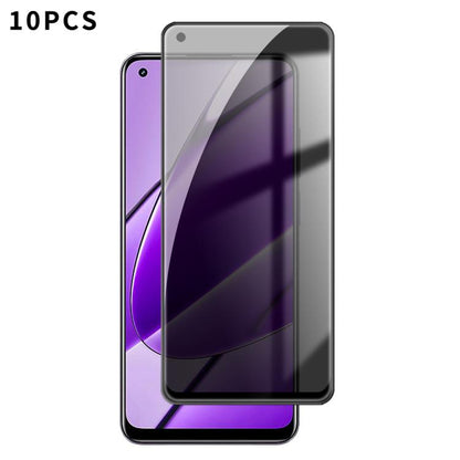 10pcs Kalebol High-Aluminum Screen-Printed Full-Coverage Black-Border Privacy Tempered Glass Film, For Realme P4R 5G, For Realme C100 5G, For Realme C100 4G, For Realme Narzo 100 Lite 5G, For Realme Neo8 5G, For Realme 16 5G, For Realme 16 Pro 5G      ...