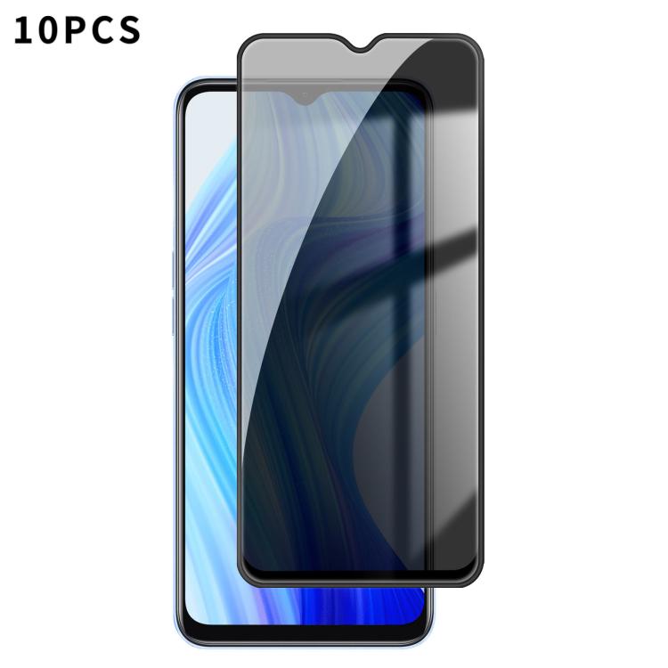 10pcs Kalebol High-Aluminum Screen-Printed Full-Coverage Black-Border Privacy Tempered Glass Film, For Realme P4R 5G, For Realme C100 5G, For Realme C100 4G, For Realme Narzo 100 Lite 5G, For Realme Neo8 5G, For Realme 16 5G, For Realme 16 Pro 5G      ...
