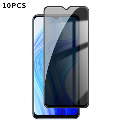10pcs Kalebol High-Aluminum Screen-Printed Full-Coverage Black-Border Privacy Tempered Glass Film, For Realme P4R 5G, For Realme C100 5G, For Realme C100 4G, For Realme Narzo 100 Lite 5G, For Realme Neo8 5G, For Realme 16 5G, For Realme 16 Pro 5G      ...