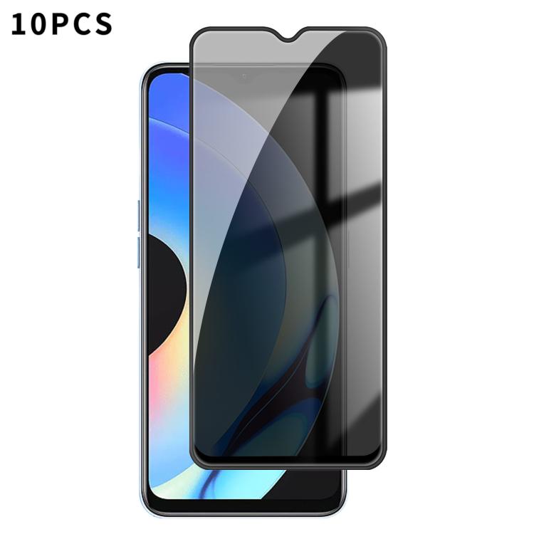 10pcs Kalebol High-Aluminum Screen-Printed Full-Coverage Black-Border Privacy Tempered Glass Film, For Realme P4R 5G, For Realme C100 5G, For Realme C100 4G, For Realme Narzo 100 Lite 5G, For Realme Neo8 5G, For Realme 16 5G, For Realme 16 Pro 5G      ...