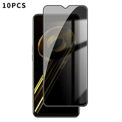10pcs Kalebol High-Aluminum Screen-Printed Full-Coverage Black-Border Privacy Tempered Glass Film, For Realme P4R 5G, For Realme C100 5G, For Realme C100 4G, For Realme Narzo 100 Lite 5G, For Realme Neo8 5G, For Realme 16 5G, For Realme 16 Pro 5G      ...