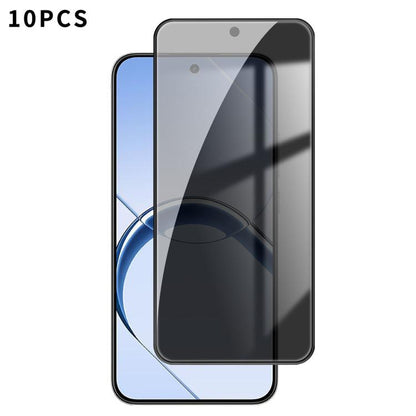 10pcs Kalebol High-Aluminum Screen-Printed Full-Coverage Black-Border Privacy Tempered Glass Film, For Realme P4R 5G, For Realme C100 5G, For Realme C100 4G, For Realme Narzo 100 Lite 5G, For Realme Neo8 5G, For Realme 16 5G, For Realme 16 Pro 5G      ...