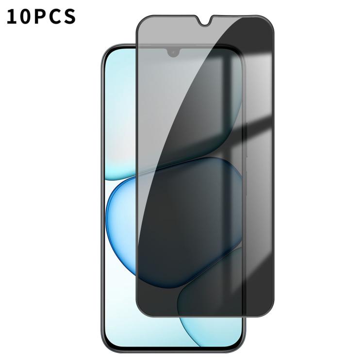 10pcs Kalebol High-Aluminum Screen-Printed Full-Coverage Black-Border Privacy Tempered Glass Film, For Realme P4R 5G, For Realme C100 5G, For Realme C100 4G, For Realme Narzo 100 Lite 5G, For Realme Neo8 5G, For Realme 16 5G, For Realme 16 Pro 5G      ...
