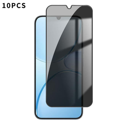 10pcs Kalebol High-Aluminum Screen-Printed Full-Coverage Black-Border Privacy Tempered Glass Film, For Realme P4R 5G, For Realme C100 5G, For Realme C100 4G, For Realme Narzo 100 Lite 5G, For Realme Neo8 5G, For Realme 16 5G, For Realme 16 Pro 5G      ...