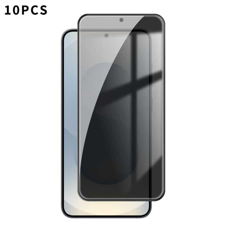 10pcs Kalebol High-Aluminum Screen-Printed Full-Coverage Black-Border Privacy Tempered Glass Film