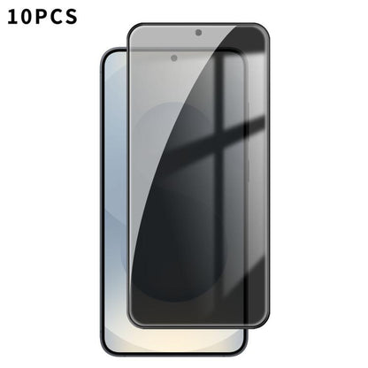 10pcs Kalebol High-Aluminum Screen-Printed Full-Coverage Black-Border Privacy Tempered Glass Film