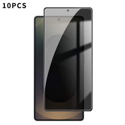 10pcs Kalebol High-Aluminum Screen-Printed Full-Coverage Black-Border Privacy Tempered Glass Film