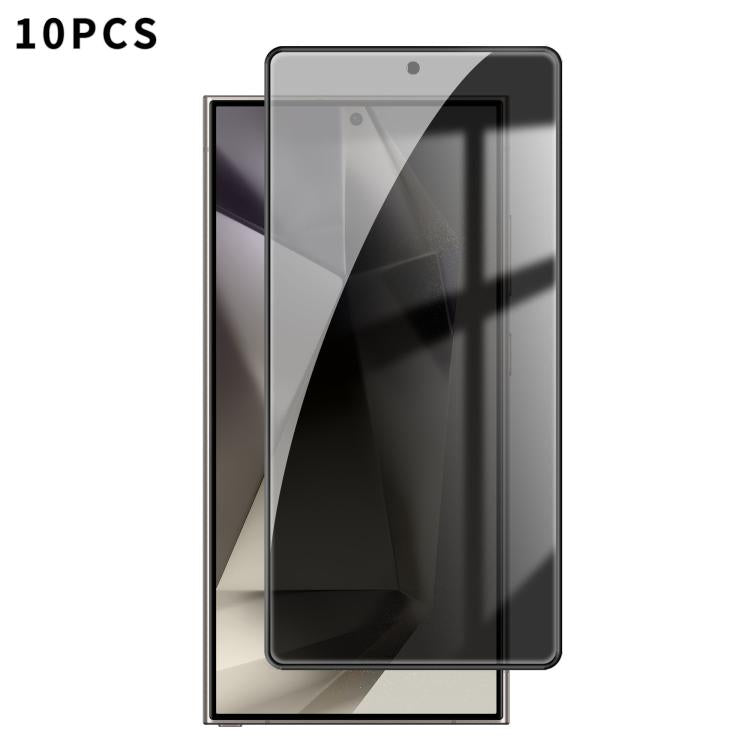 10pcs Kalebol High-Aluminum Screen-Printed Full-Coverage Black-Border Privacy Tempered Glass Film
