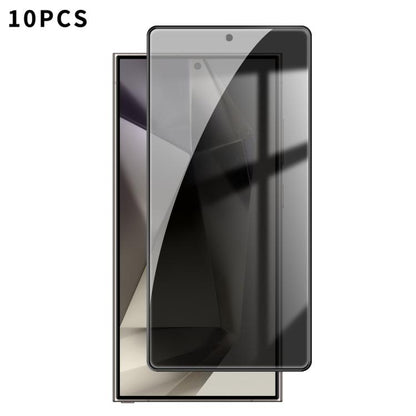 10pcs Kalebol High-Aluminum Screen-Printed Full-Coverage Black-Border Privacy Tempered Glass Film